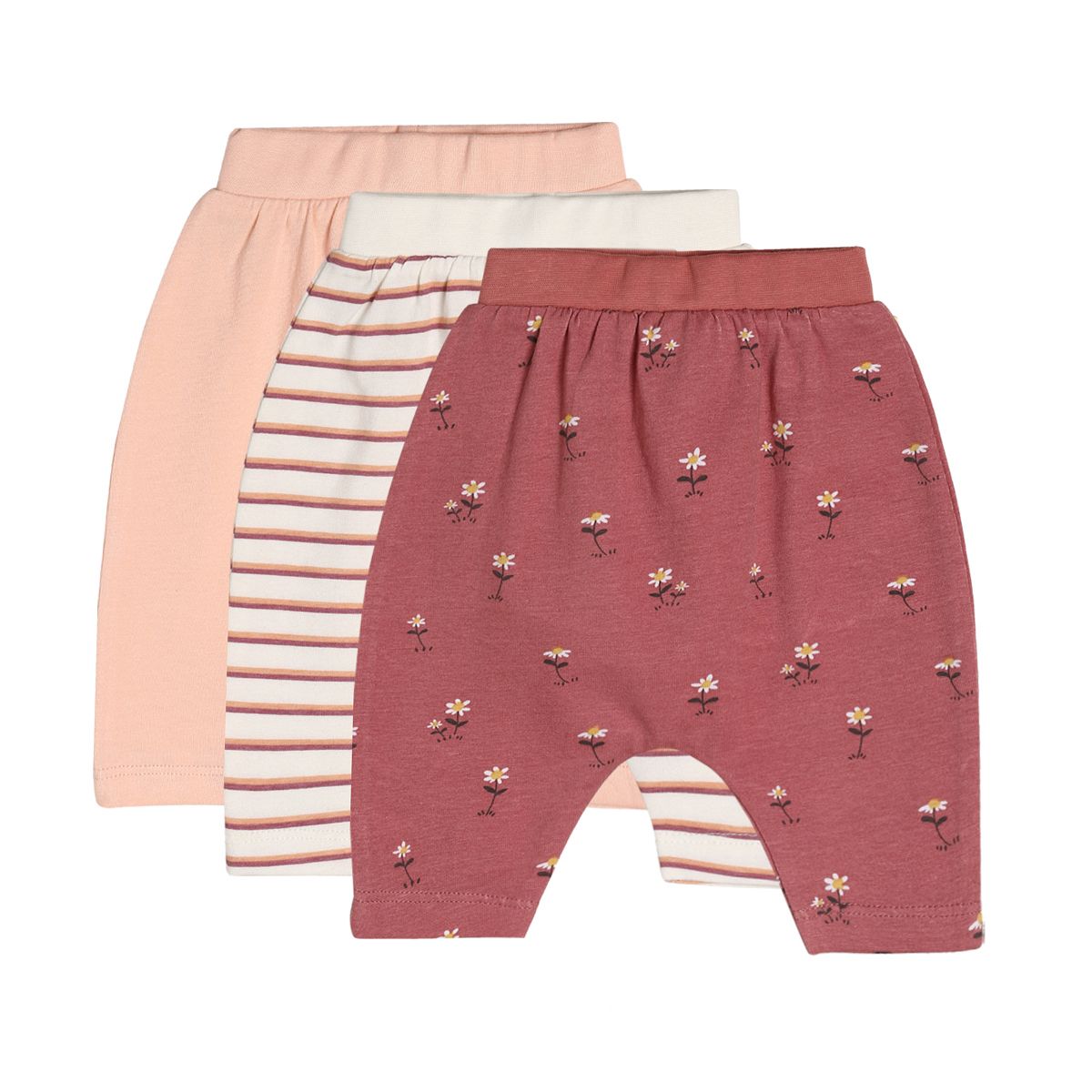 Girls Multicolor Pack Of 3 Legging