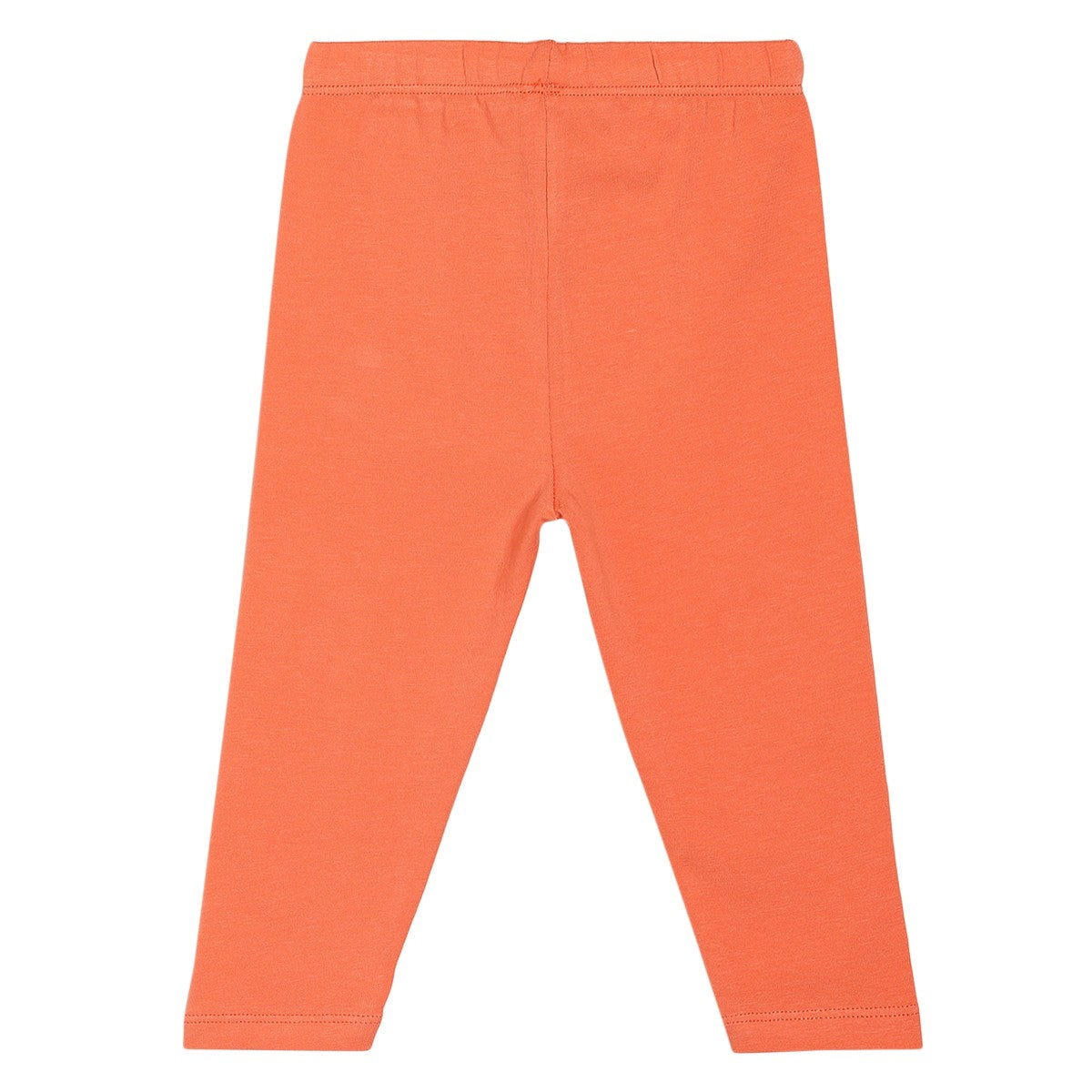 Baby Girls Peach Yellow & Grey Cotton Printed Leggings Pack of 3 Regular Fit Casual Wear Bottoms
