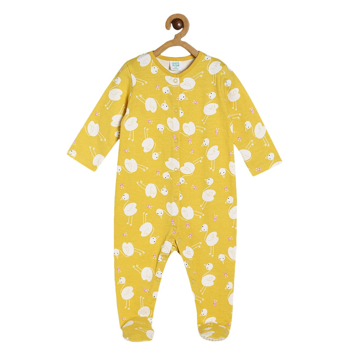 Girls Multicolor Pack Of 2 Sleep Suit
