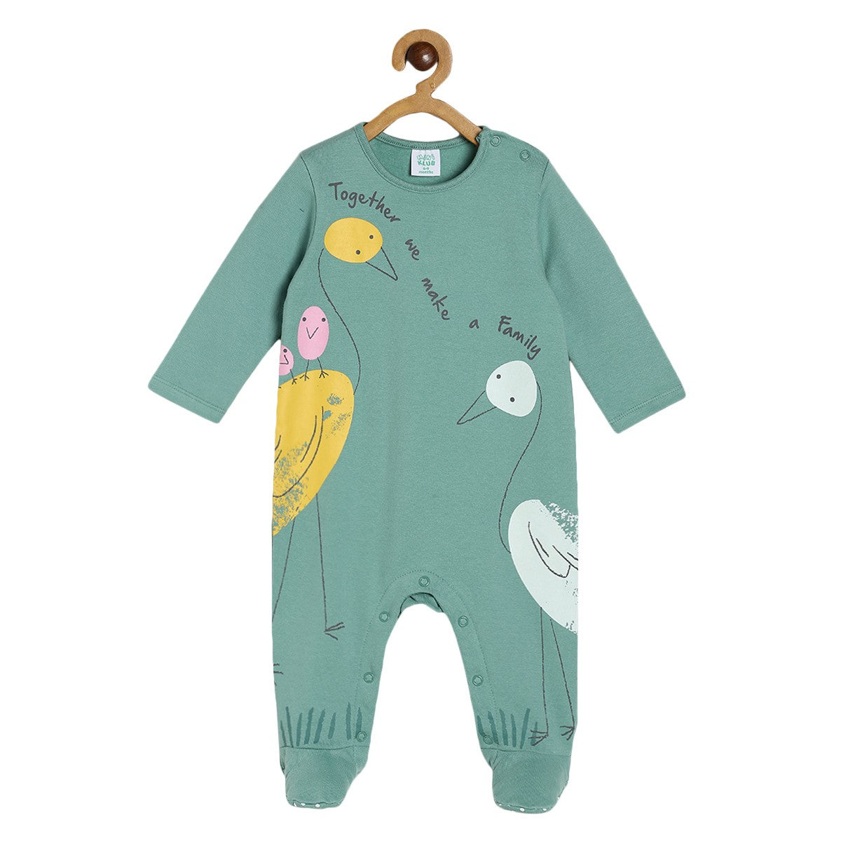 Girls Multicolor Pack Of 2 Sleep Suit