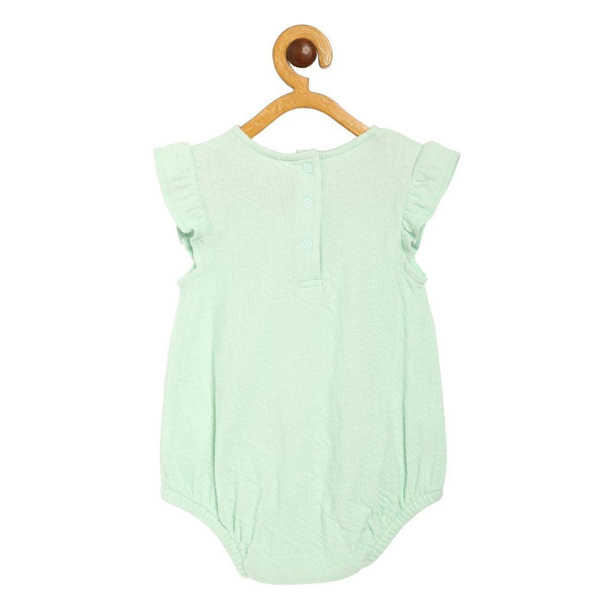 Girls Green Body Suit And Bottom