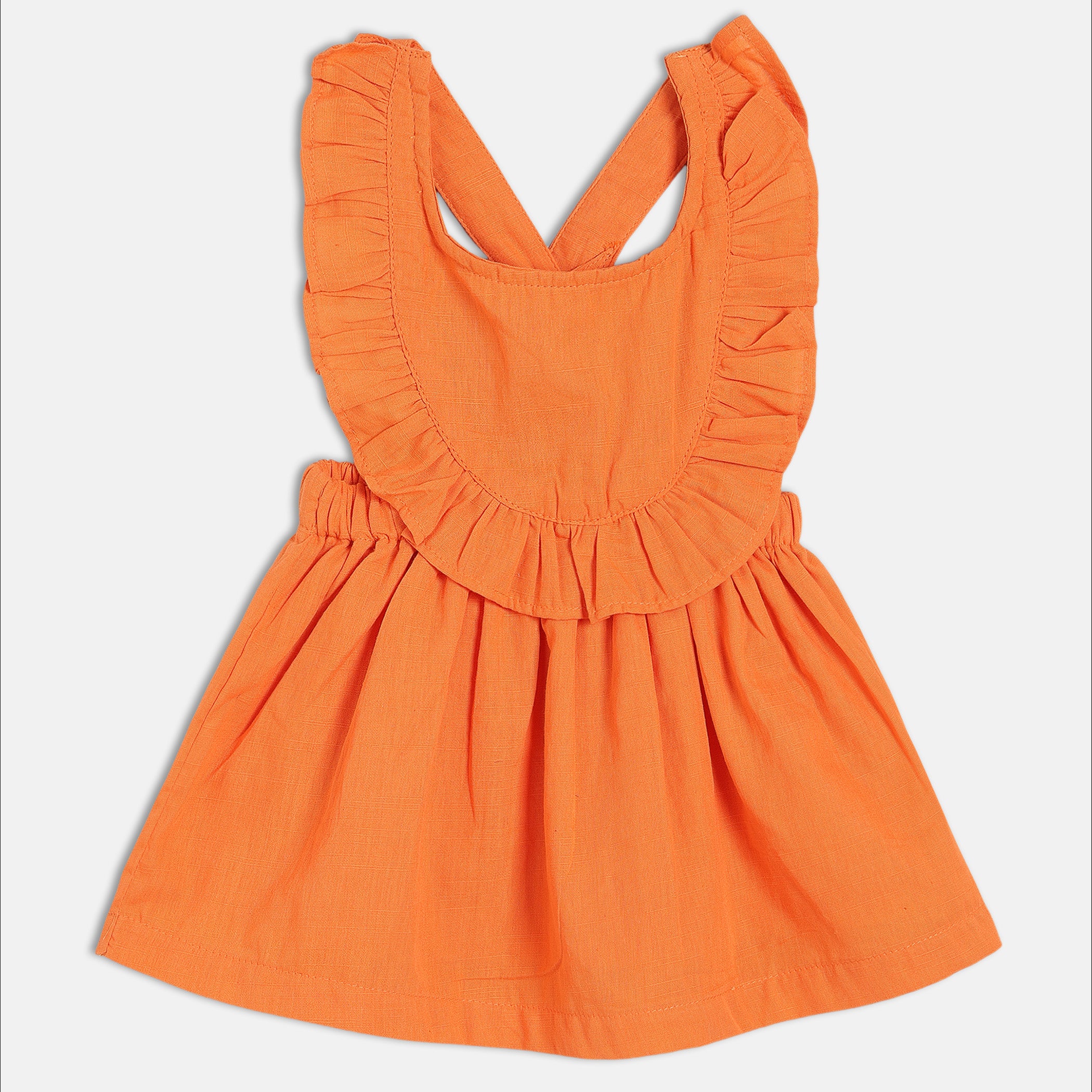 Girls Multicolor Pack Of 2 Pinny Set
