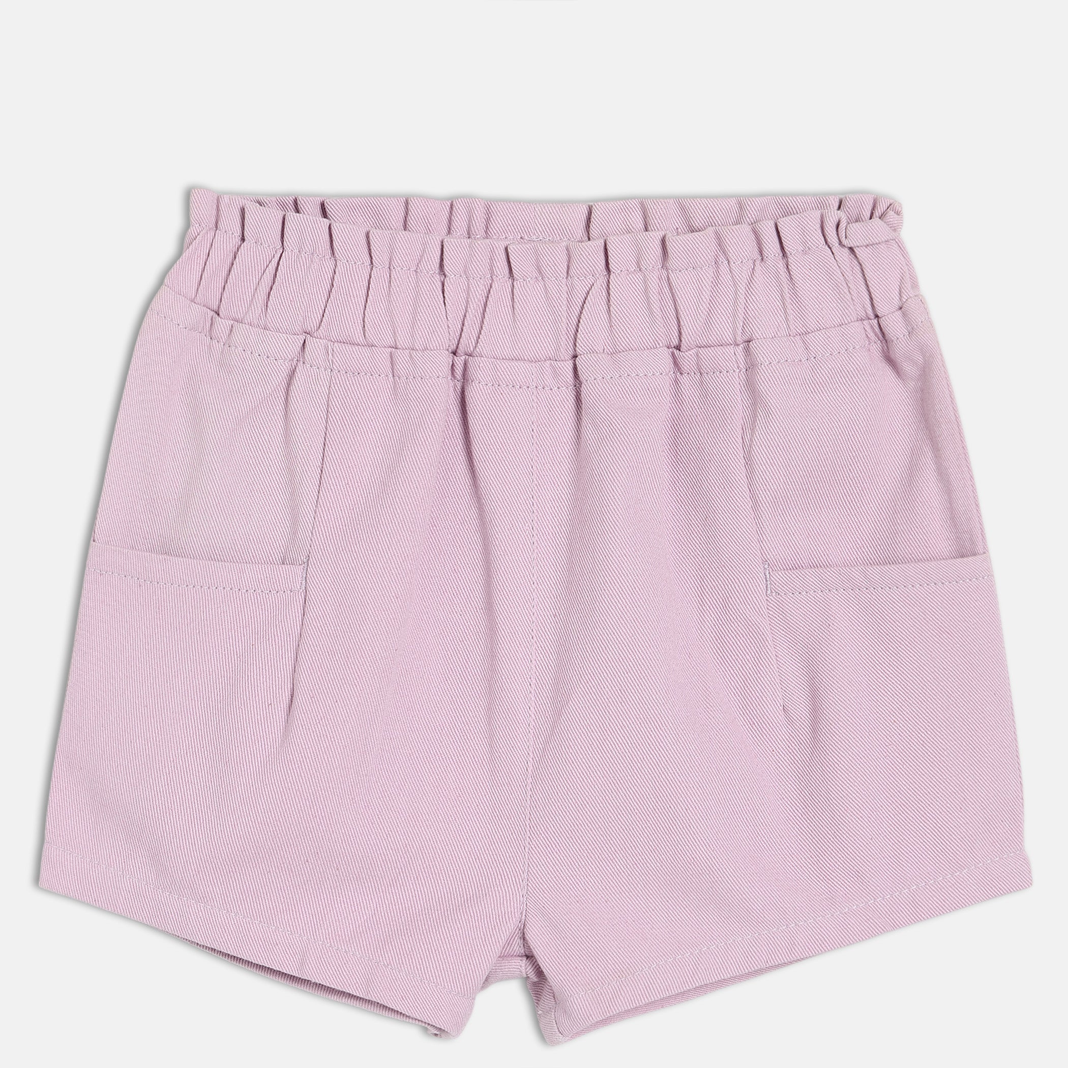 Girls Lilac Pack Of 1 Shorts