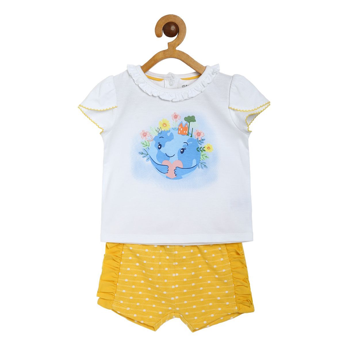 Girls Multicolor Pack Of 2 Top And Bottom