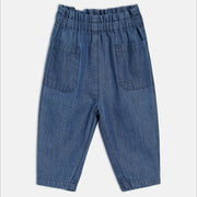 Girls Blue Pack Of 1 Woven Pant