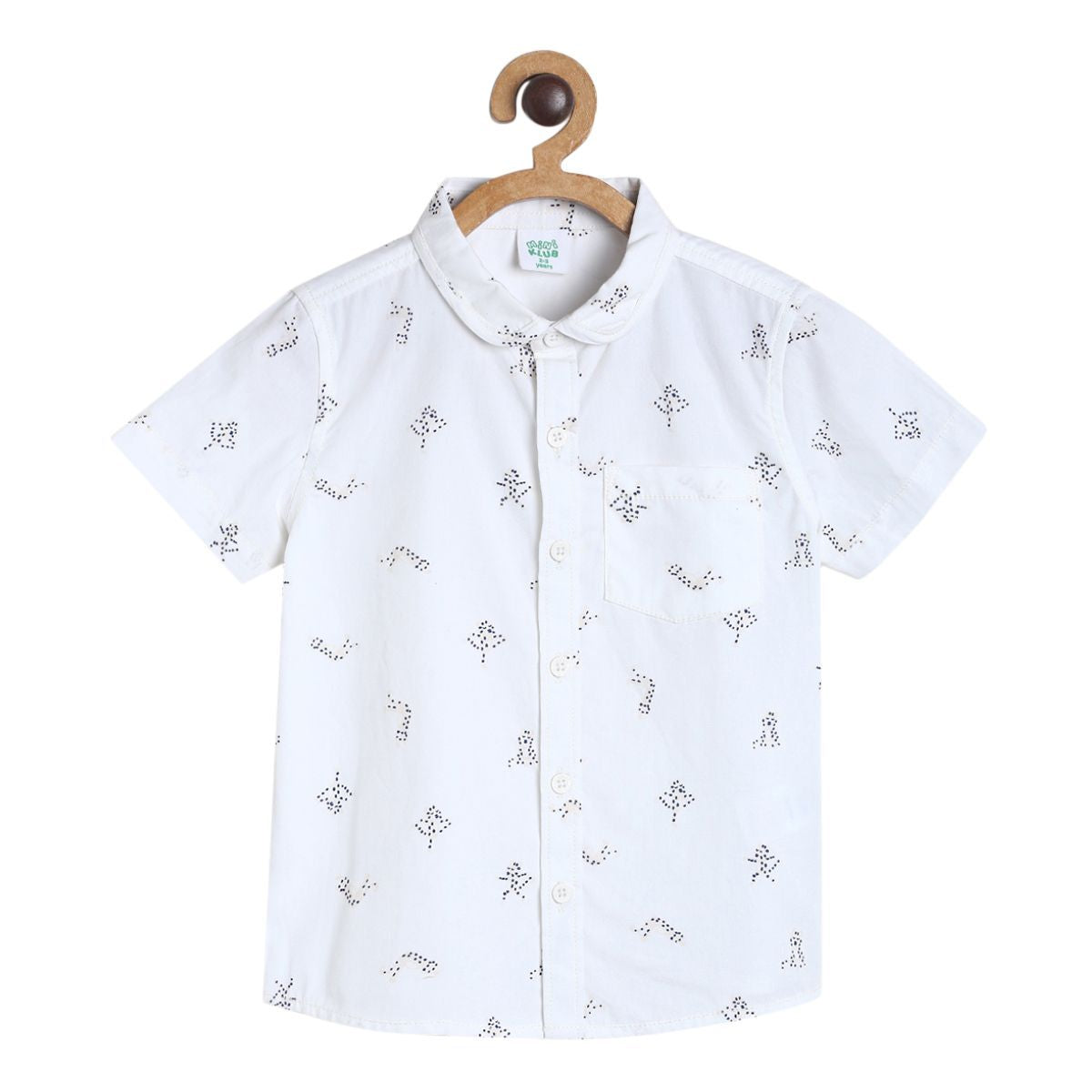 Boys White Pack Of 1 Shirt
