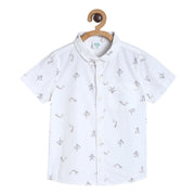 Boys White Pack Of 1 Shirt