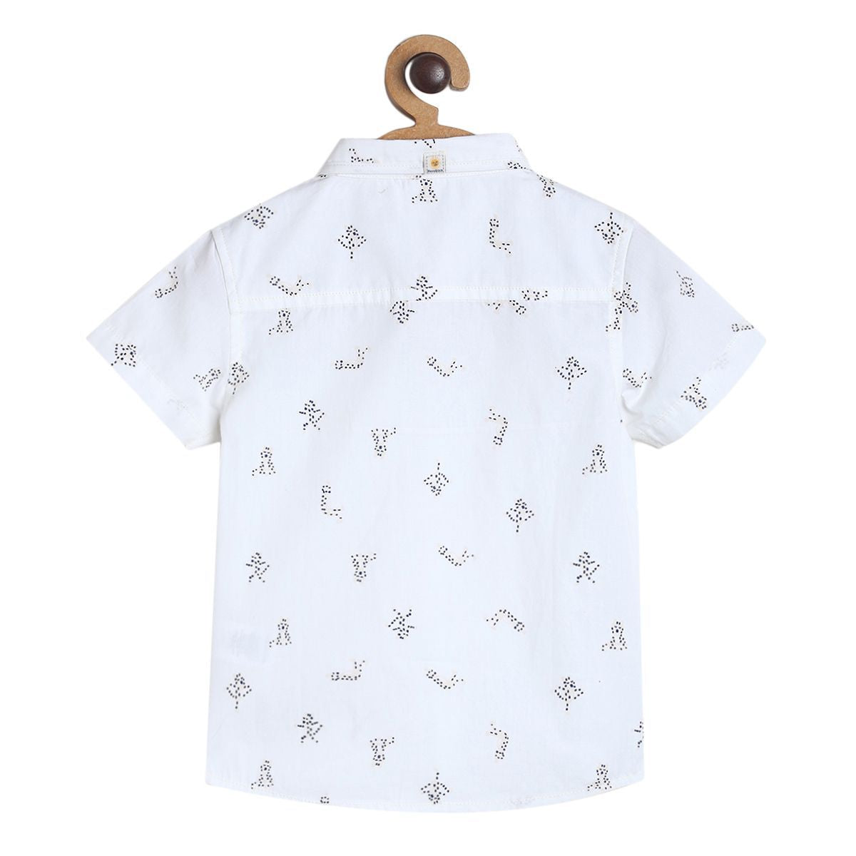 Boys White Pack Of 1 Shirt