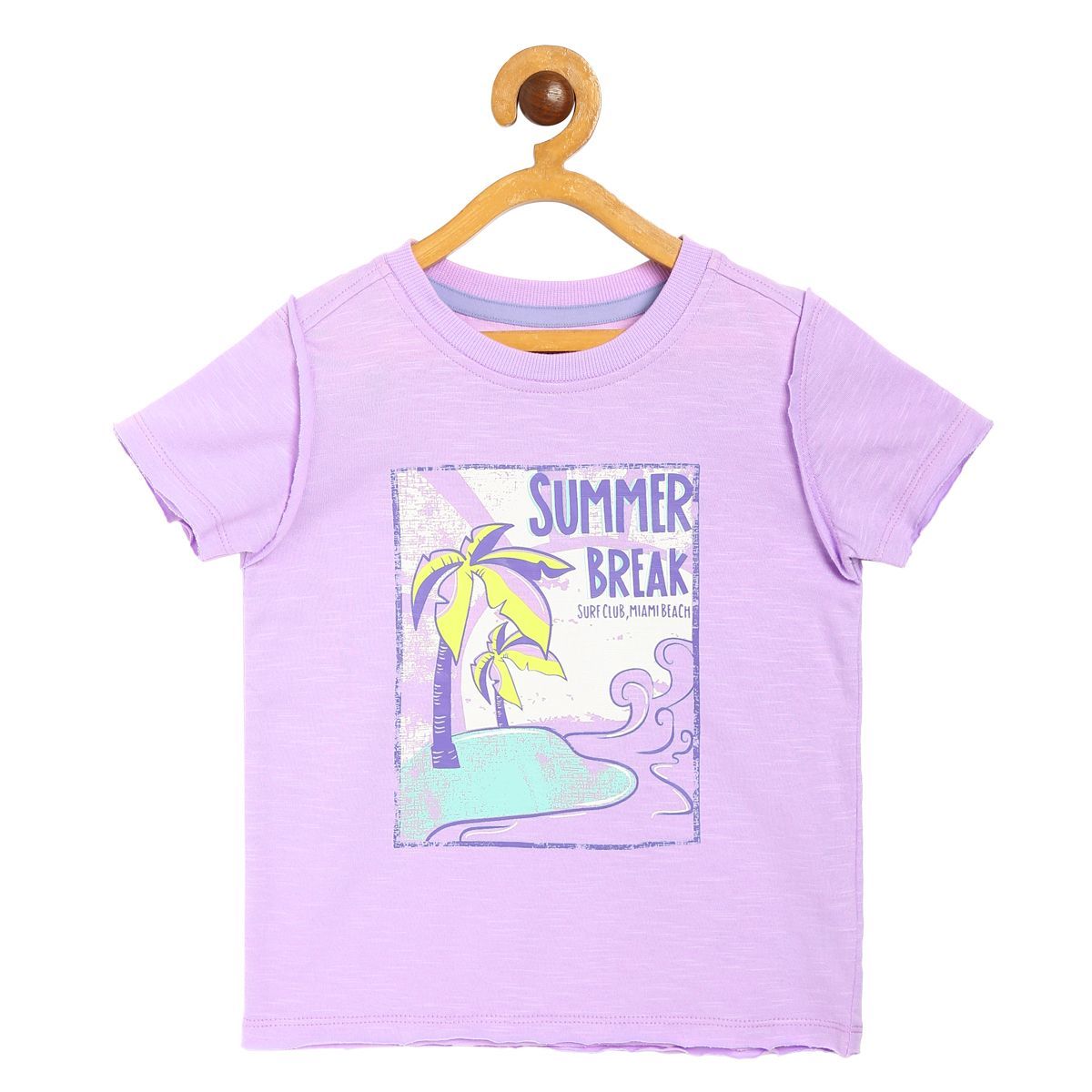 Boys Purple Pack Of 1 T-Shirt