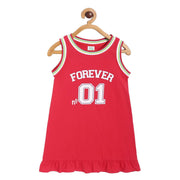 Girls Red Pack Of 1 Dress