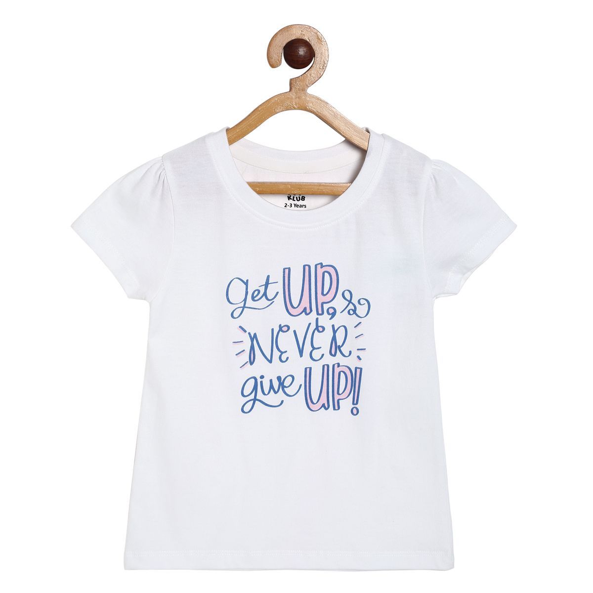 Girls White Knit Top