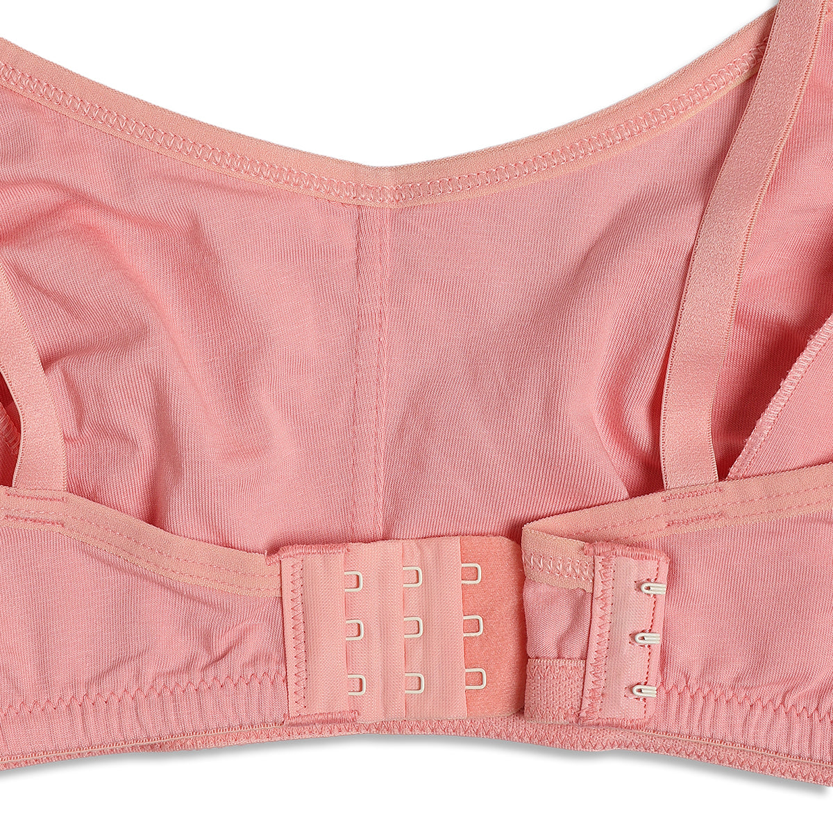 Women Peach Cotton Nursing Bra Adjustable Strap Maternity Innerwear