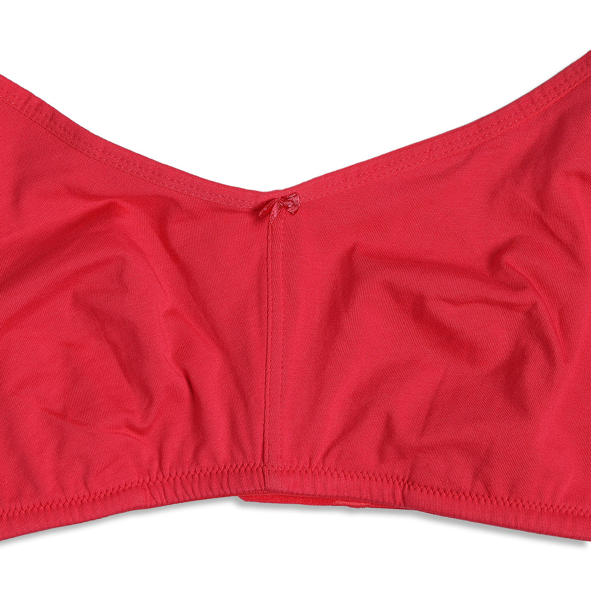 Women Red Cotton Nursing Bra Adjustable Strap Maternity Innerwear