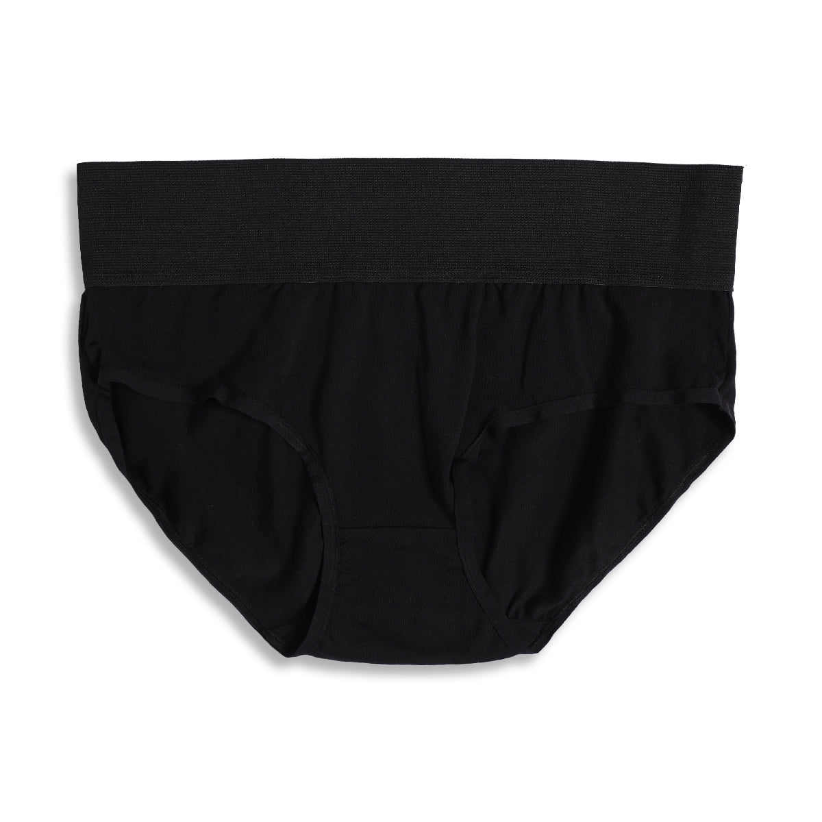 Women Black and White Cotton Maternity Panties Pack of 2 Floral Printed Briefs