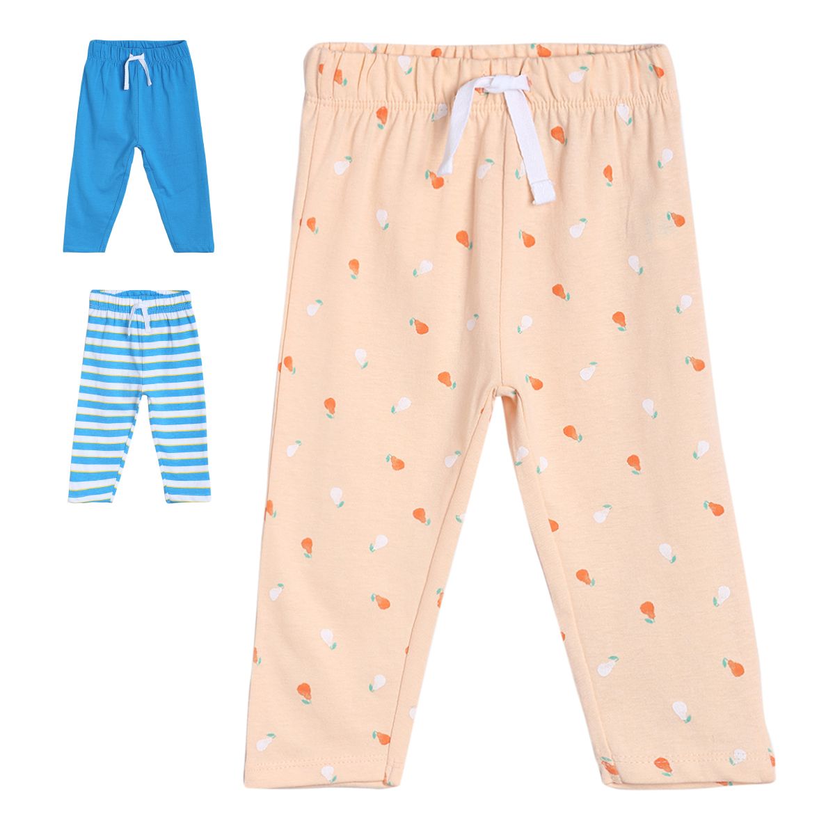 Boys Multicolor Pack Of 3 Knit Bottom