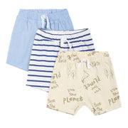 Boys Multicolor Pack Of 3 Shorts