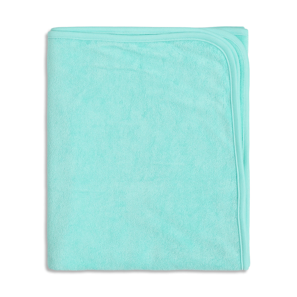Baby Unisex Beige and Mint Coral Fleece Printed Blanket Pack of 2 Soft Baby Blankets
