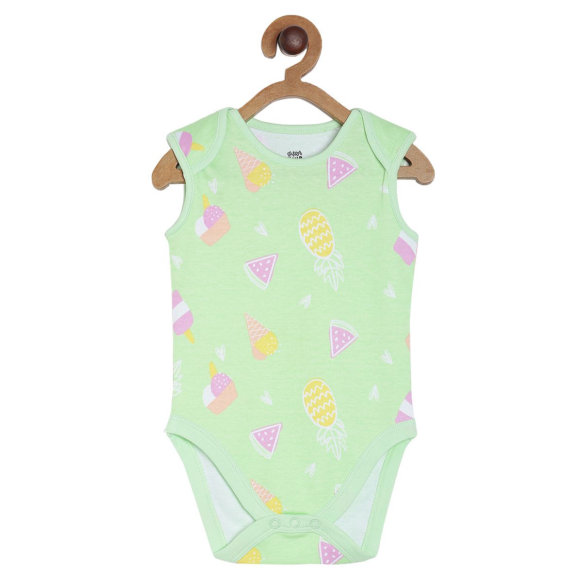Girls Multicolor Pack Of 3 Body Suit