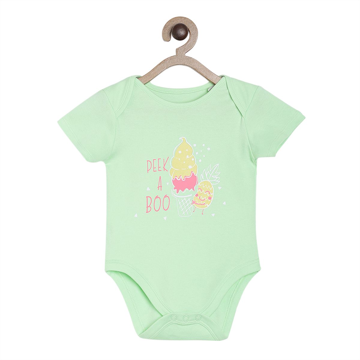 Girls Multicolor Pack Of 3 Body Suit