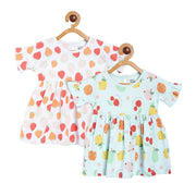 Girls Multicolor Pack Of 2 Dress