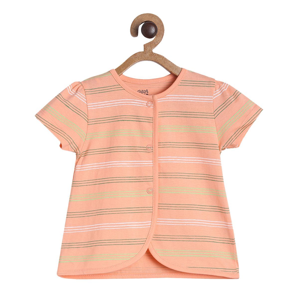 Girls Multicolor Pack Of 3 Front Open Vest