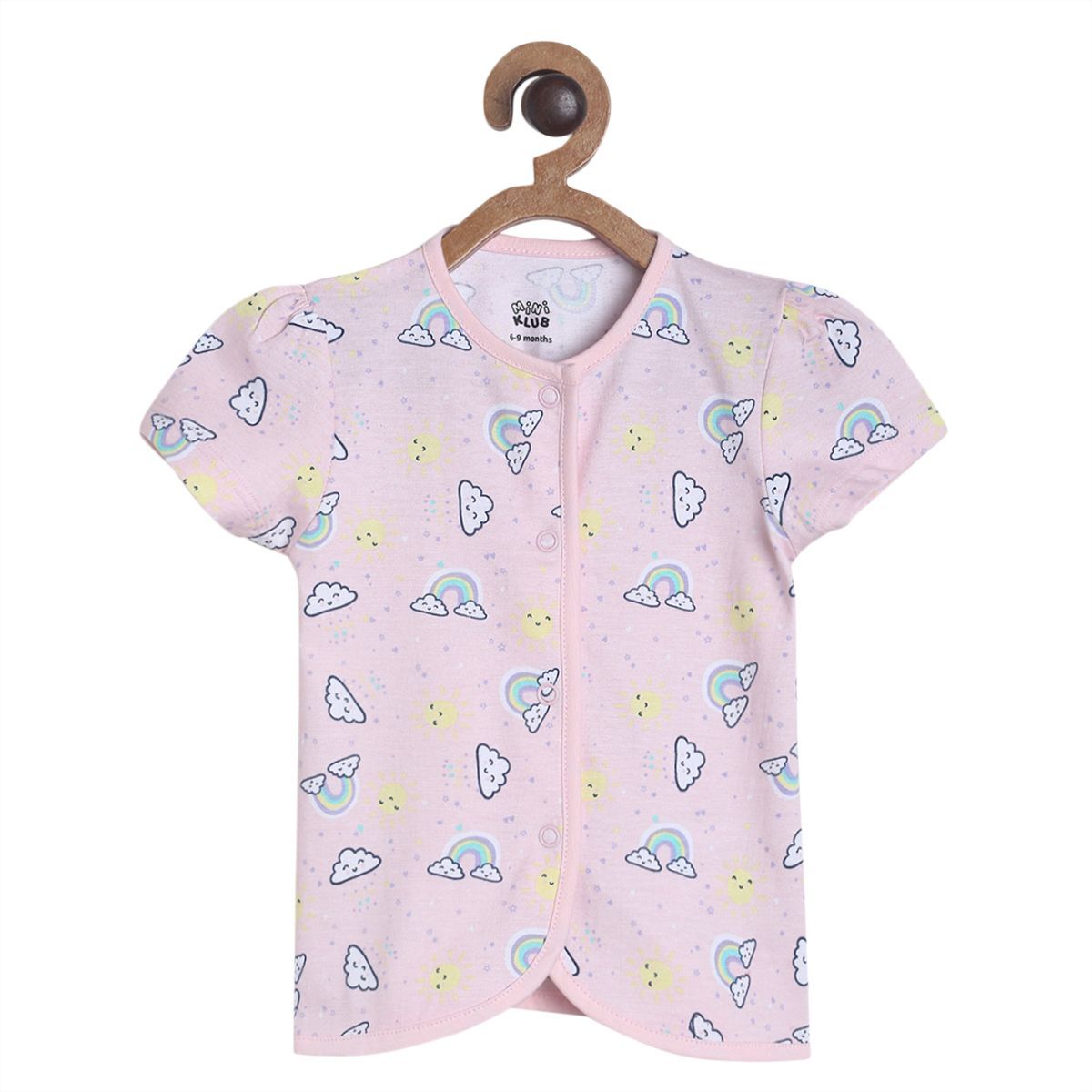 Girls Multicolor Pack Of 3 Front Open Vest