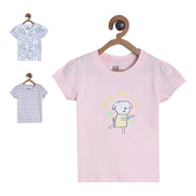 Girls Multicolor Pack Of 3 Knit Top