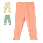 Girls Multicolor Pack Of 3 Legging