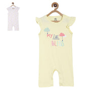 Girls Multicolor Pack Of 2 Romper