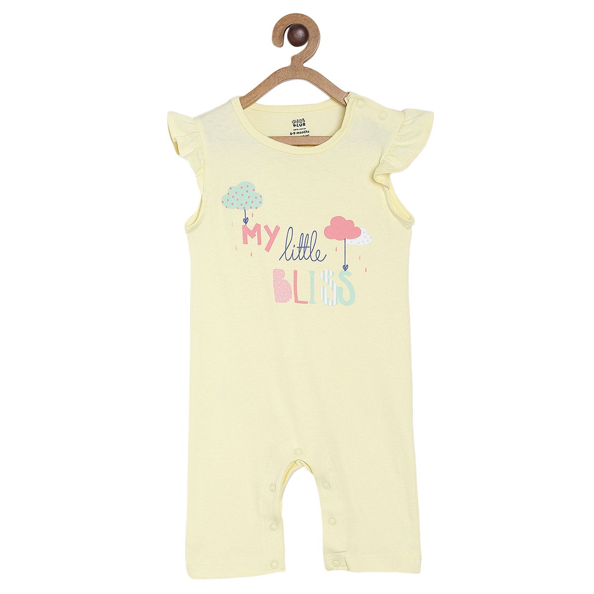 Girls Multicolor Pack Of 2 Romper
