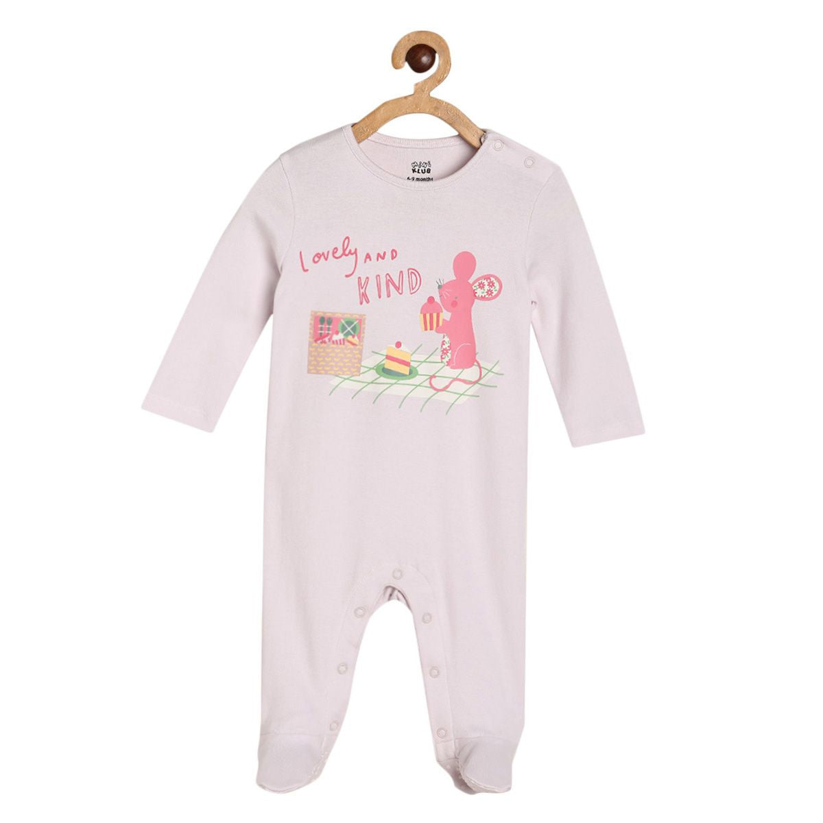 Girls Multicolor Pack Of 2 Sleep Suit