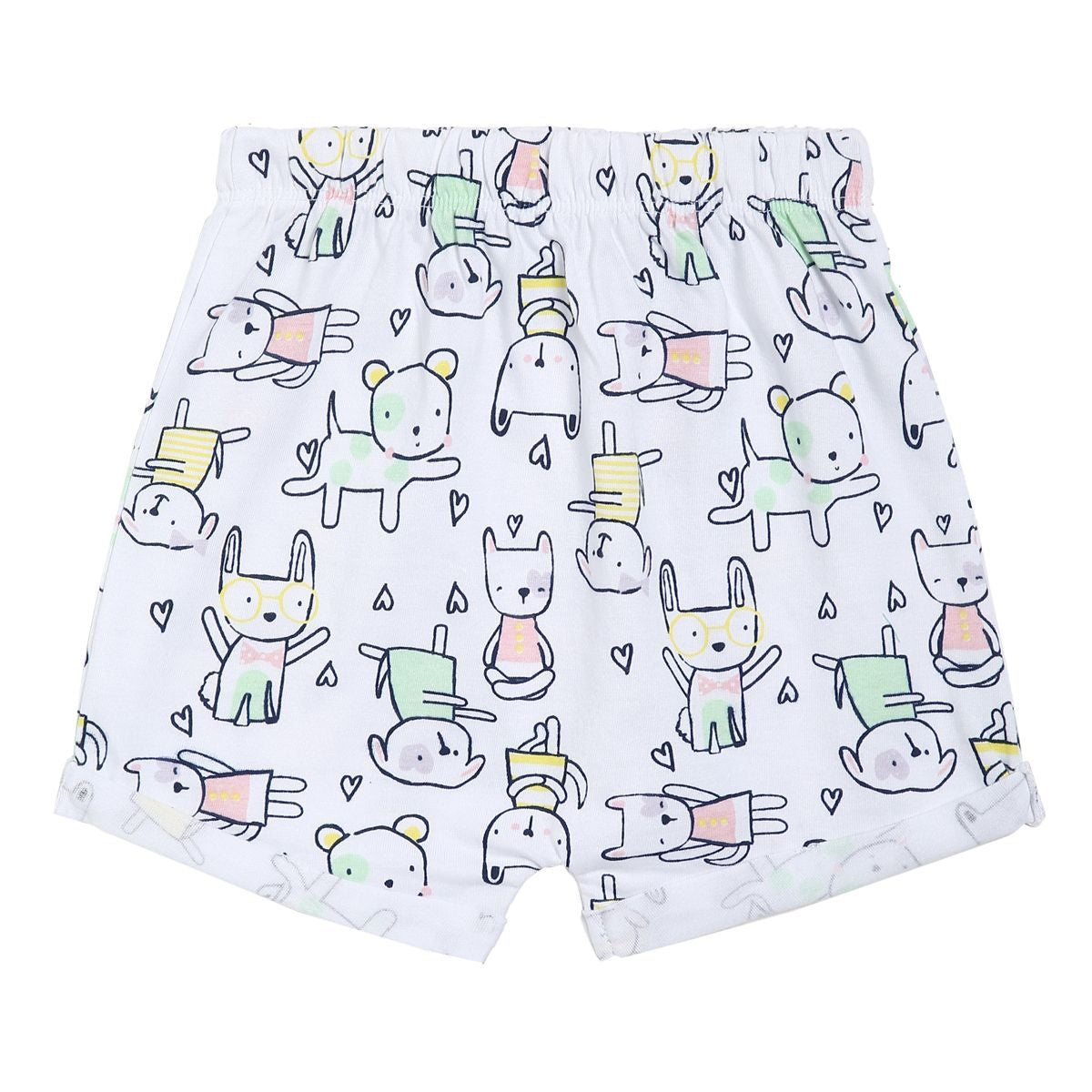 Girls Multicolor Pack Of 3 Shorts