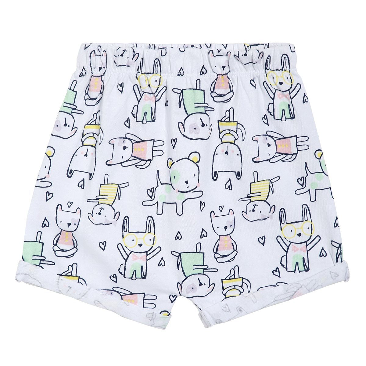Girls Multicolor Pack Of 3 Shorts