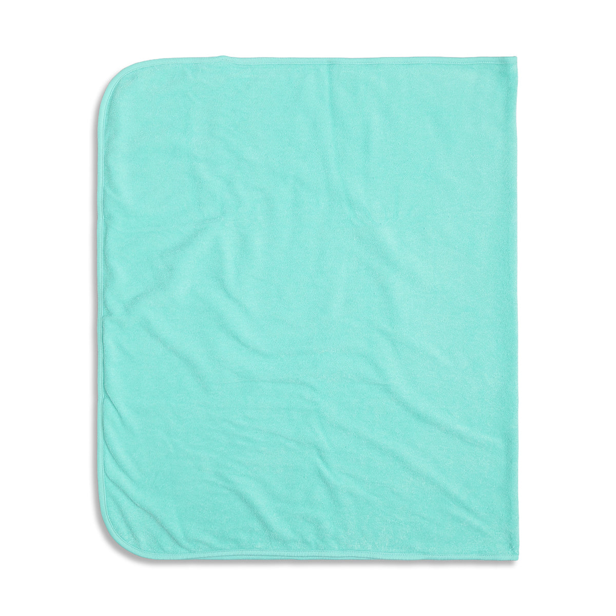 Baby Unisex Beige and Mint Coral Fleece Printed Blanket Pack of 2 Soft Baby Blankets
