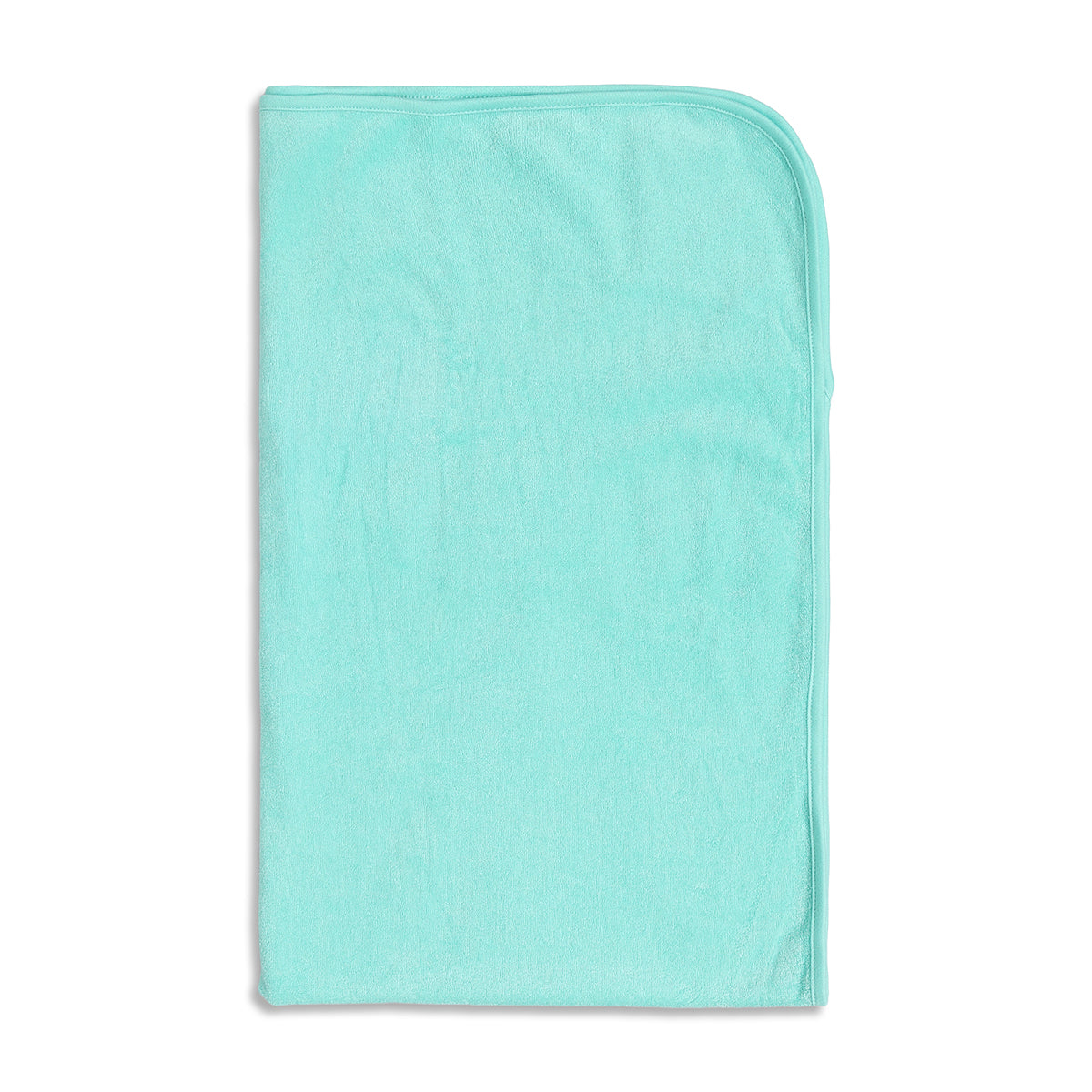 Baby Unisex Beige and Mint Coral Fleece Printed Blanket Pack of 2 Soft Baby Blankets
