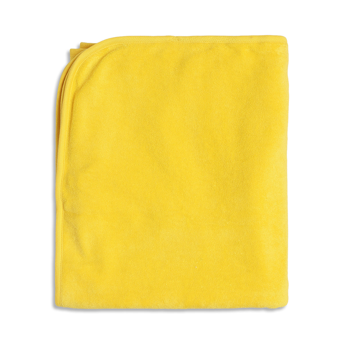 Baby Girls Beige and Yellow Coral Fleece Floral Printed Blanket Pack of 2 Soft Baby Blankets