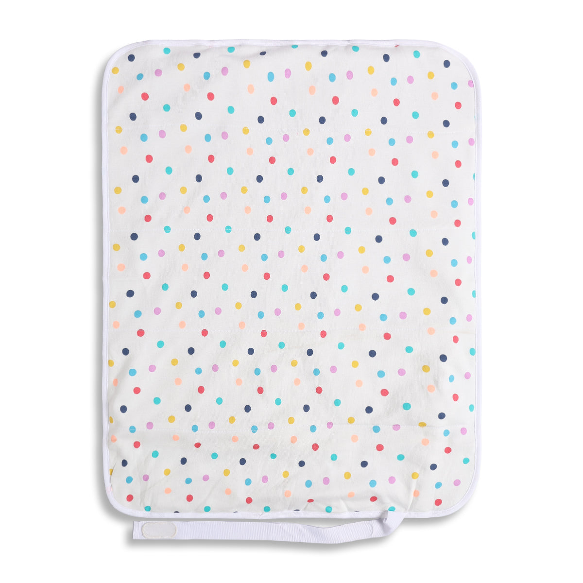 Baby Unisex White Printed Cotton Receiving Blanket Pack of 2 Soft Baby Blankets