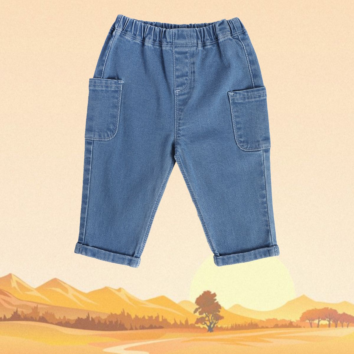 Boys Blue Pack Of 1 Denim Pant