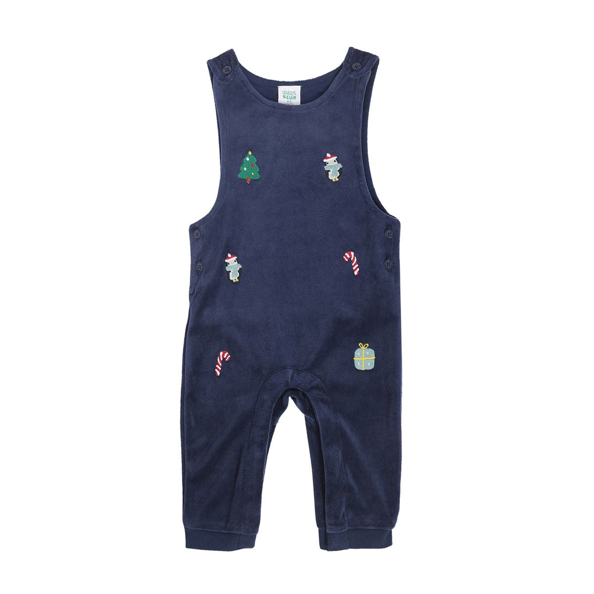 Boys Navy + Red Pack Of 2 Dungaree Set