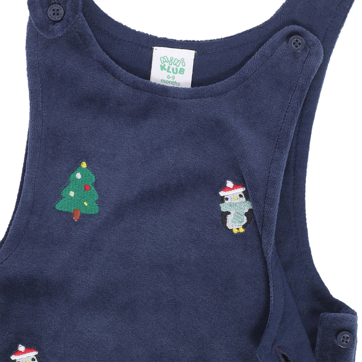 Boys Navy + Red Pack Of 2 Dungaree Set