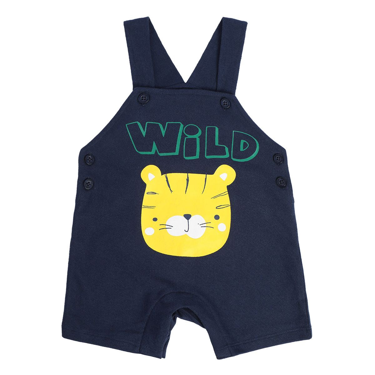 Boys Blue Pack Of 2 Dungaree Set