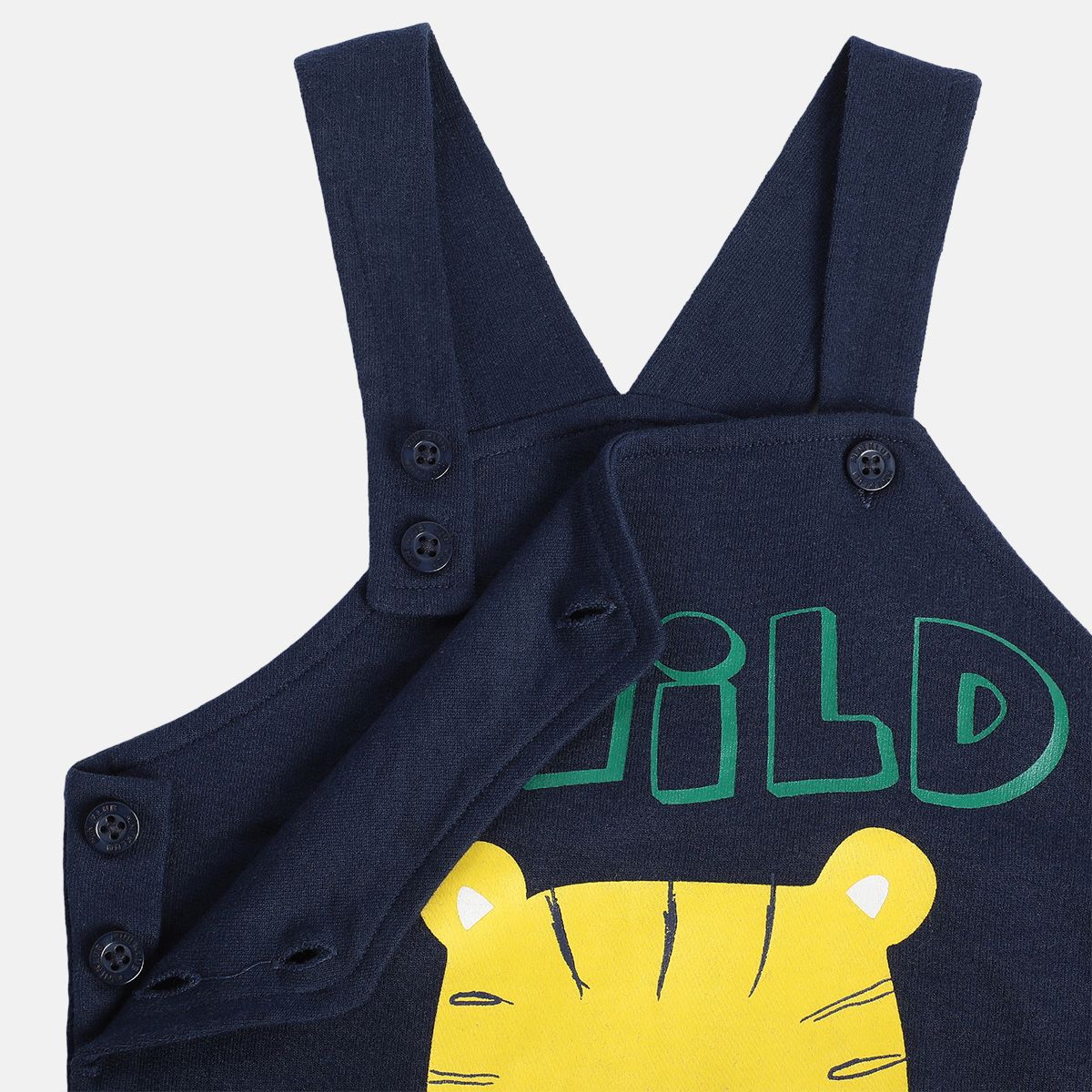 Boys Blue Pack Of 2 Dungaree Set