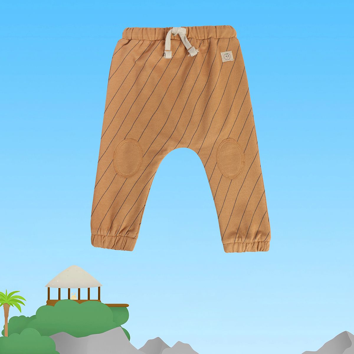 Boys Brown Pack Of 1 Knit Bottom