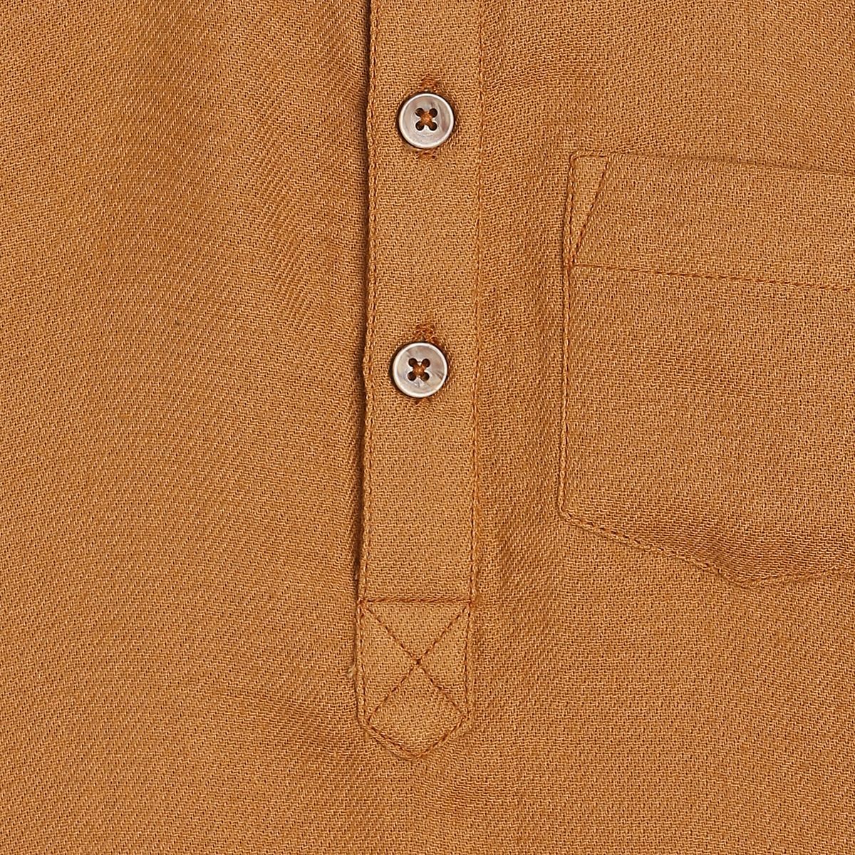 Boys Brown Pack Of 1 Shirt