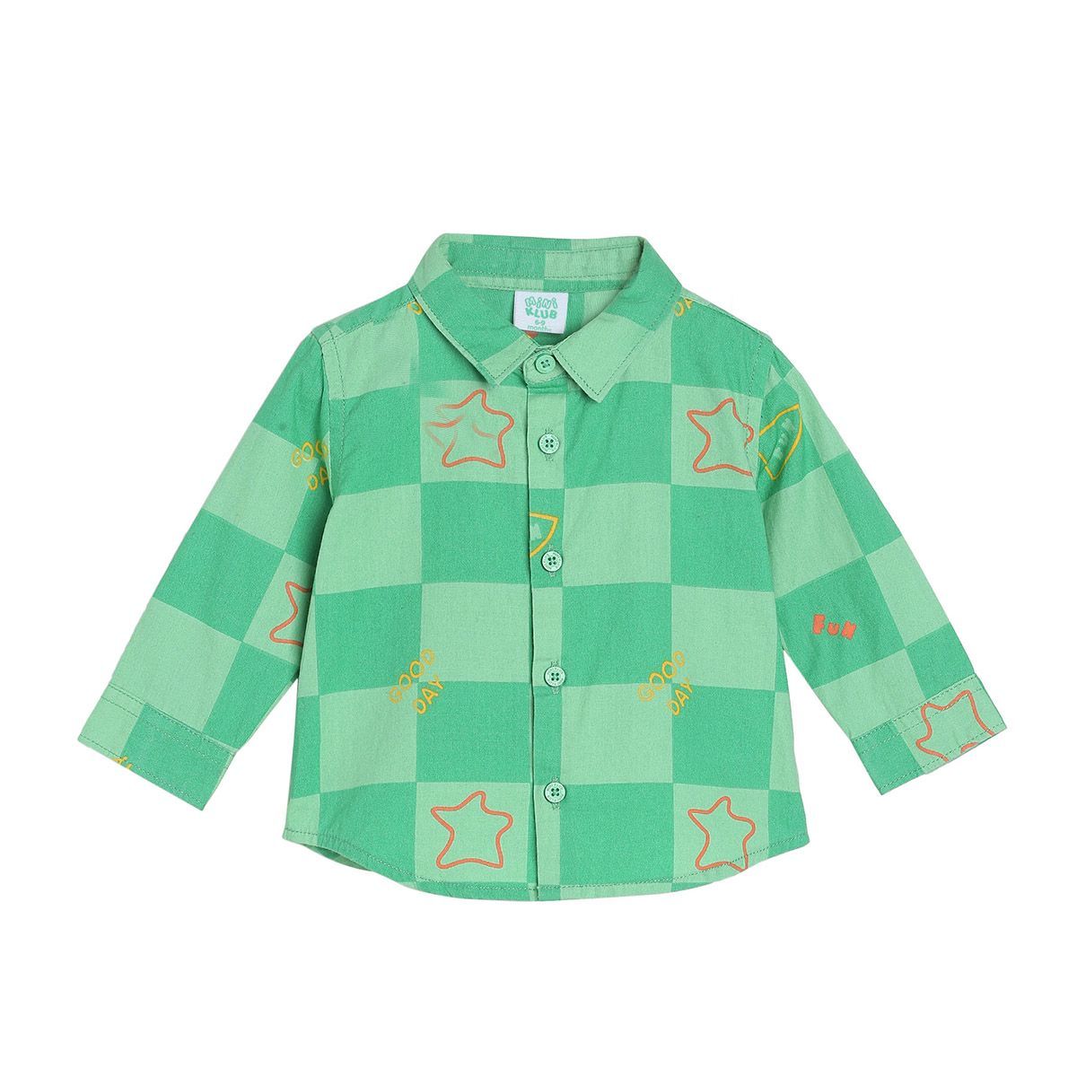 Boys Green Pack Of 1 Shirt