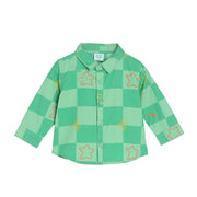 Boys Green Pack Of 1 Shirt