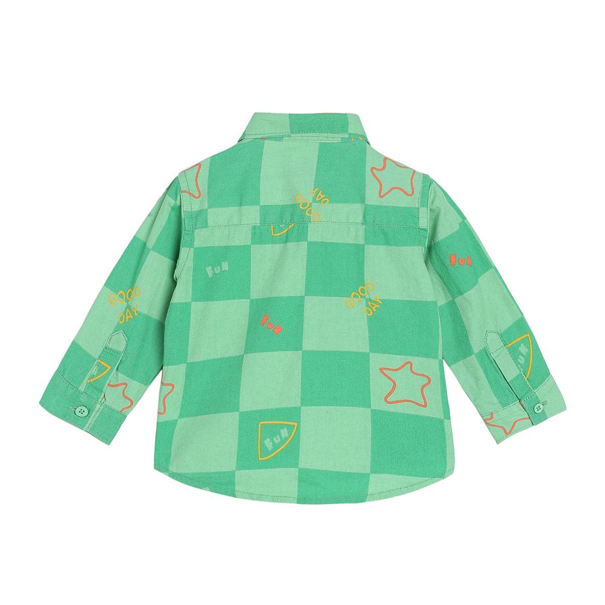Boys Green Pack Of 1 Shirt