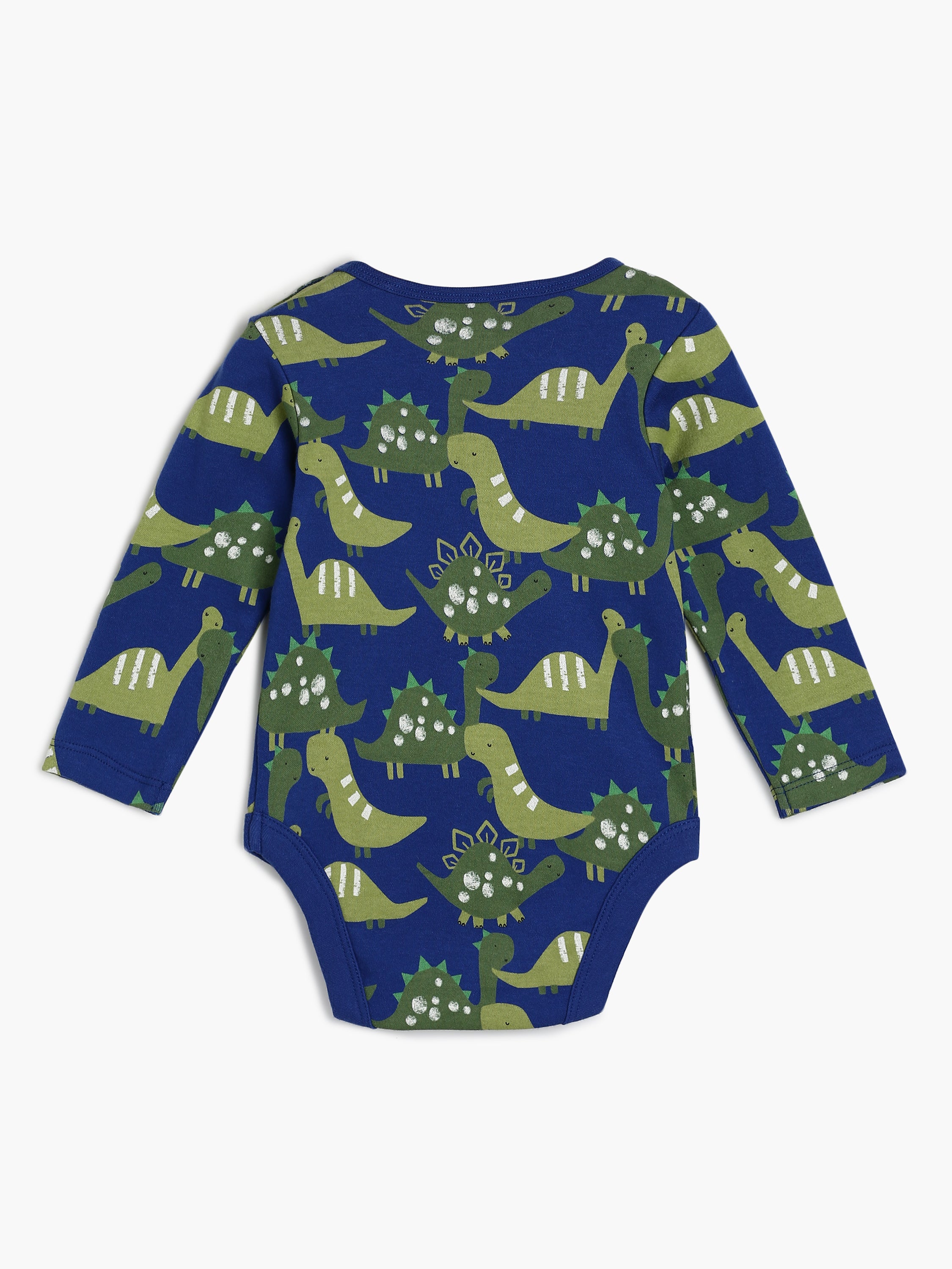 Boys Grey Dinosaur Print 2-Piece Clothing Set