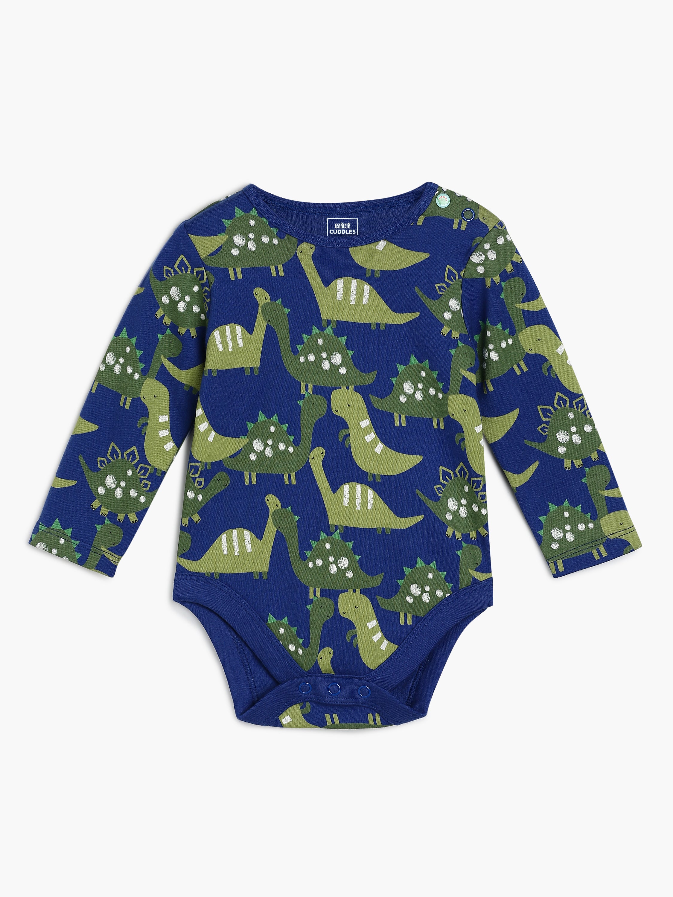 Boys Grey Dinosaur Print 2-Piece Clothing Set