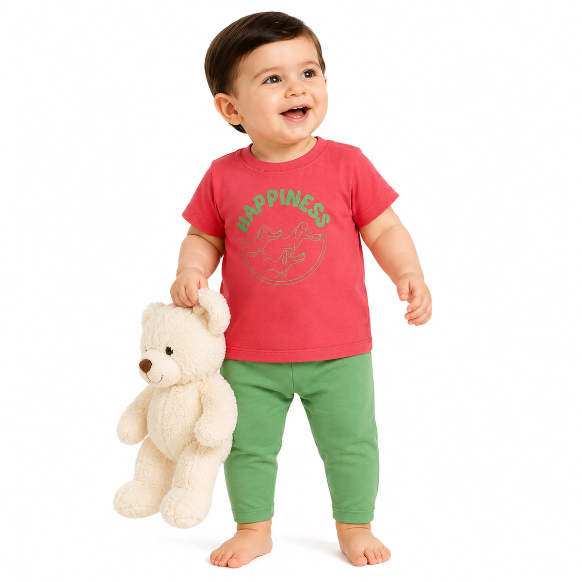 Boys Multicolor Pack Of 2 Top And Bottom